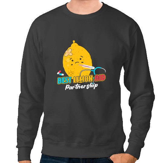 bests Lemonaid Partnership Summer Citrus Juice Refreshment Sweatshirts