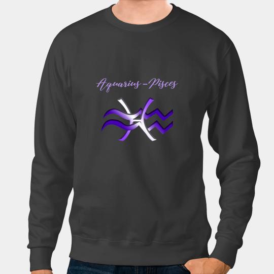 Aquarius Pisces Cusp Zodiac Horoscope Sweatshirts