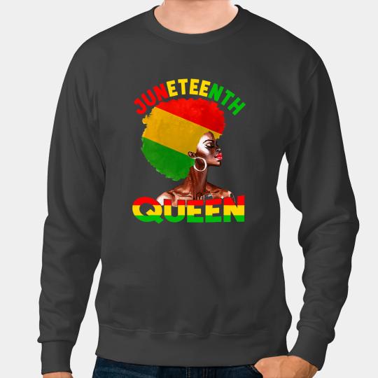 Afro Melanin Girl Magic Women Girls Juneteenth Black Queen Sweatshirts