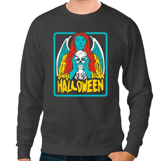 Halloween evil Witch Costume Tarot Card Occult Witchcraft Sweatshirts