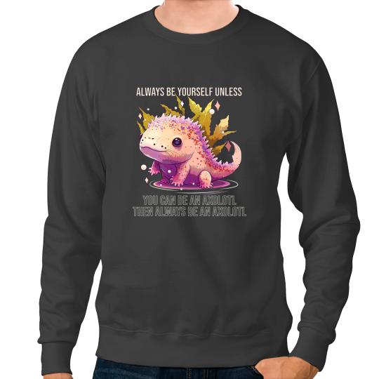 Axolotls Animals Owner Salamander Amphibian Mexican Walking FishAxo Sweatshirts