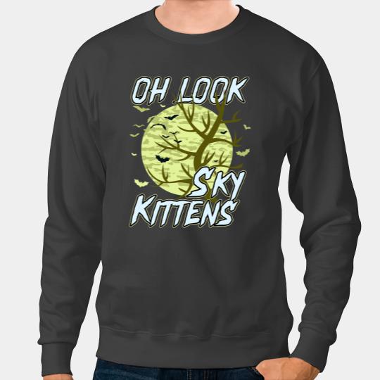 Bat Lovers Oh Look Sky Kittens Halloween Bat Costume Sweatshirts