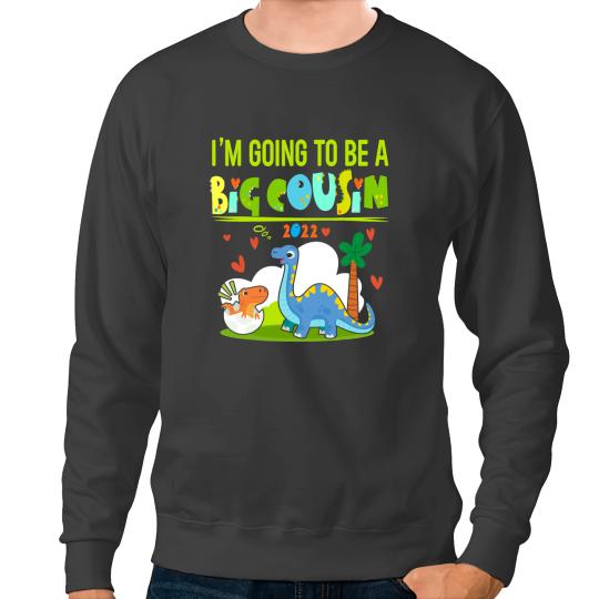 Dinosaur Dino Become Big Cousin Dinosaur Sweatshirts