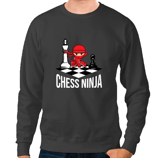 Funny Chess Ninja Chess Player And Chess Club 2 Sweatshirts
