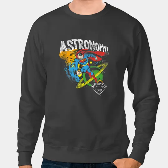 Astronomy Lover Superman Astronomy Sweatshirts