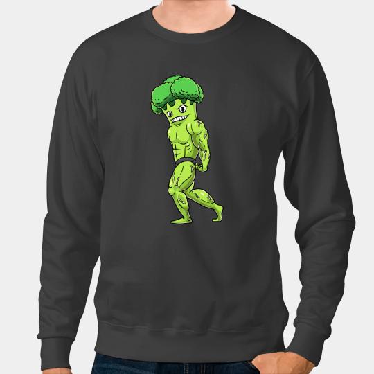 Broccoli Fitness Gym Motivation Bodybuilding Bodybuilder 1 Sweatshirts