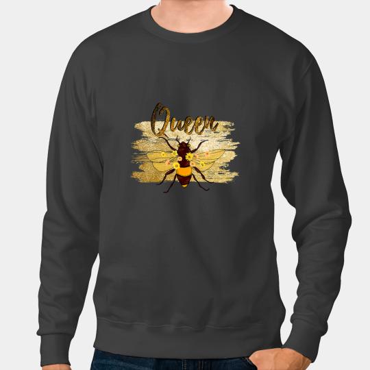 Bee Beekeeping Womens Queen Bee Honey Cute Womens Hive VNeck 614 Beekeeper Sweatshirts