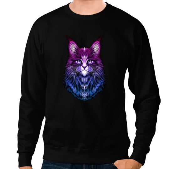 Cat Paws Kitty Maine Coon Cat kitty animal cute Sweatshirts
