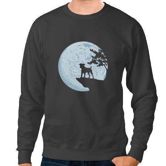Dog Jack Russell Terrier Full Moon Dog Love Nature Gift Sweatshirts