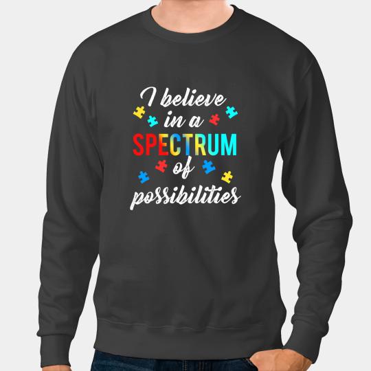 Autistic Gifts With Quote For Mental Health Spectrum Kids Sweatshirts
