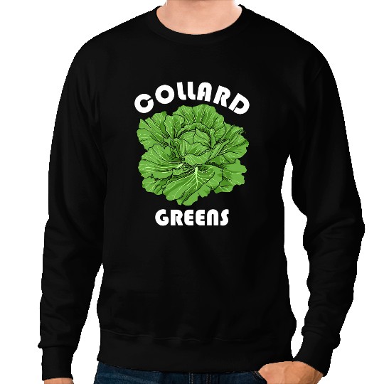 Collard Greens Nutrition Facts Vegatables Thanksgiving Sweatshirts