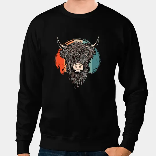 Cattle Cow Scottish Highland Cow Highland Cow 238 Sweatshirts