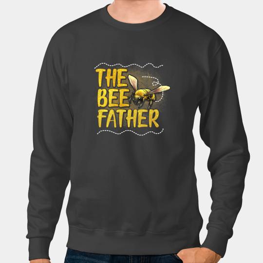 Bee Beekeeping The Bee Father Bumblebee Dad Gift Beekeeper Honeycomb 136 Beekeeper Sweatshirts