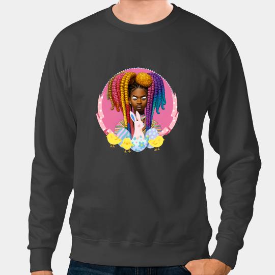 Black Girl Magic Easter Spring Melanin Sista Women Girls 8 Sweatshirts