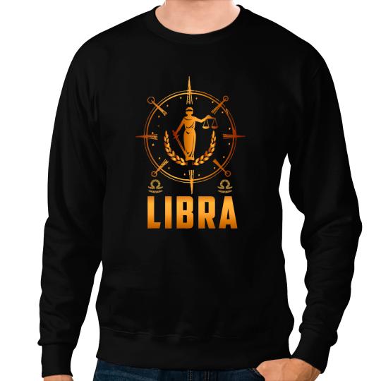 Cardinal Air Scales Zodiac Sign Symbol Horoscope Libra Sweatshirts