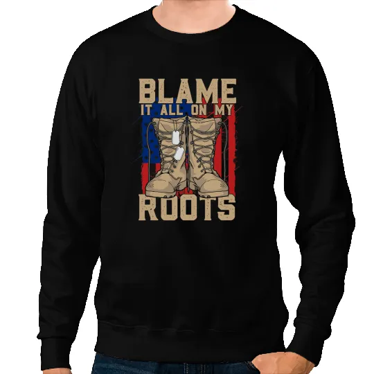 Blame it all on my Roots Country Music Western Sweatshirts
