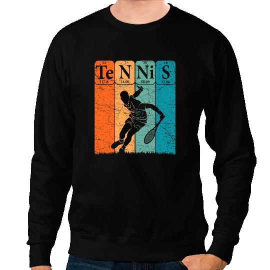 Table Tennis PP Periodic Table Elements Tennis Player Nerd vintages 9 Sweatshirts
