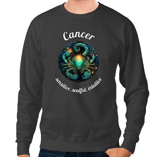 Cancer Zodiac Sign Cancer Astronomy Sweatshirts