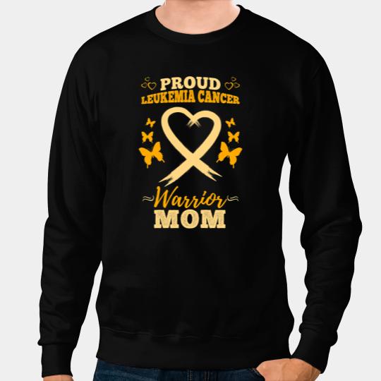 Leukemia Survivor Womens Proud Leukemia Cancer Warrior Mom Leukemia Cancer Awareness Sweatshirts