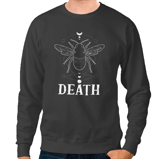 Bee Hive Tarot Card Occult Club Goblincore Death Gothic Sweatshirts