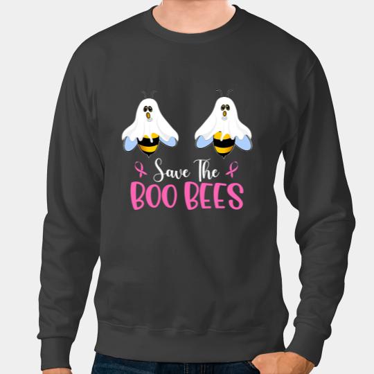 BC Save The Boobees Boo Bees Breast Cancer Halloween Women Men 1 Cancer Sweatshirts