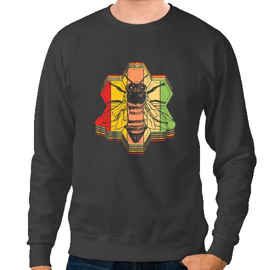 Bee Beekeeping vintages Bee Retro Bumblebee Honey Beekeeper Sweatshirts