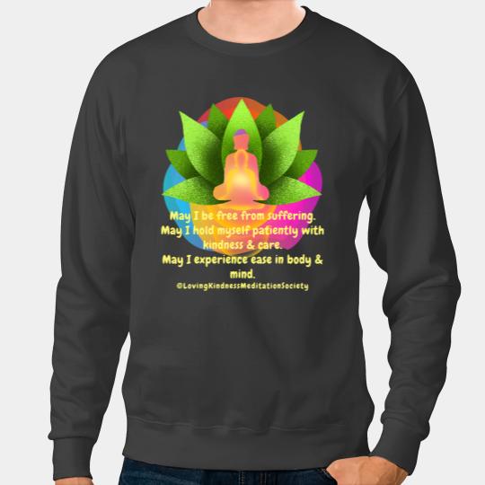 Christian Buddha Mandala LovingKindness Metta Blessing Prayer Meditate Sweatshirts