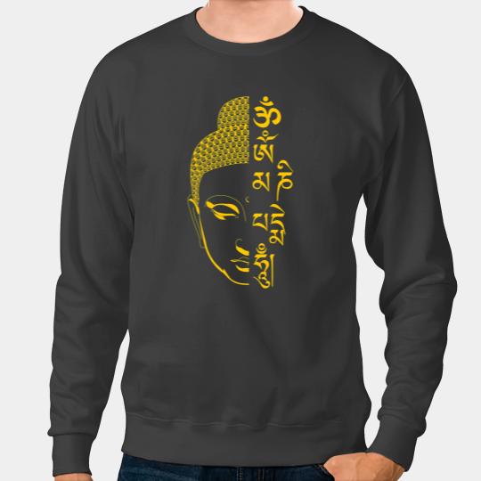 Buddha Om Mani Padme Hum Mantra Sweatshirts