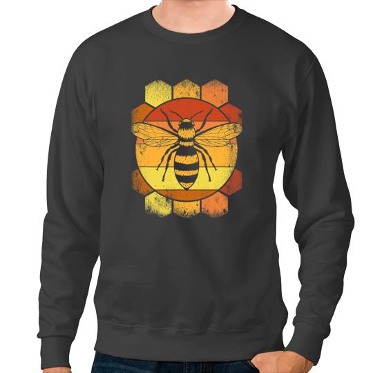 Bee Beekeeping vintages Bee Honey Bumblebee Retro Beekeeper Sweatshirts