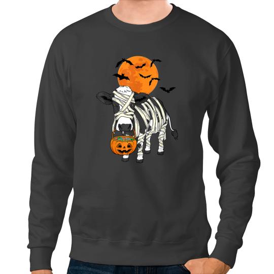 Cattle Cow Mummy Funny Halloween Farmer 16 Sweatshirts