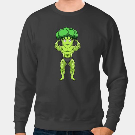 Broccoli Fitness Gym Motivation Bodybuilding Bodybuilder 5 Sweatshirts