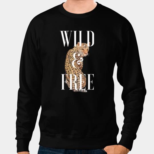 Cheetah Gift Wild and frees Cheetah Lover Attitude Southern Sacred Safari Sweatshirts