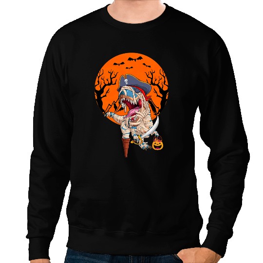 Dinosaur Dino Halloween Pirate Costumes Dinosaur Mummy Pumpkin Kids Sweatshirts