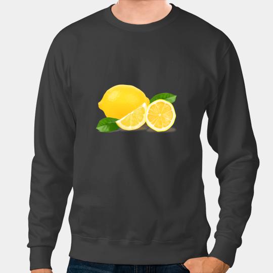 Great Sour Lemon Lemon Motif Citrus Fruit Lemon Yellow Sweatshirts