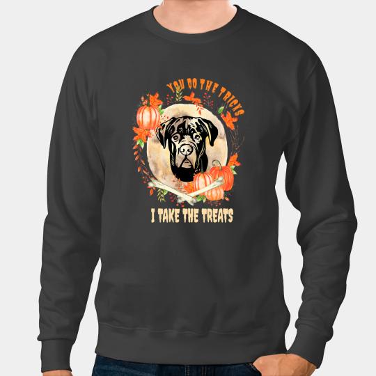 Cane Corso Dog Owner Halloween Pumpkin Humor Funny586 Sweatshirts