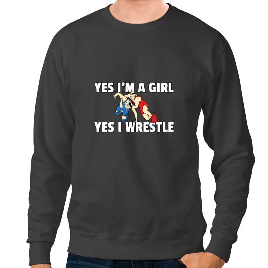 Girl Wrestler Gift Wrestling For Girls Sweatshirts