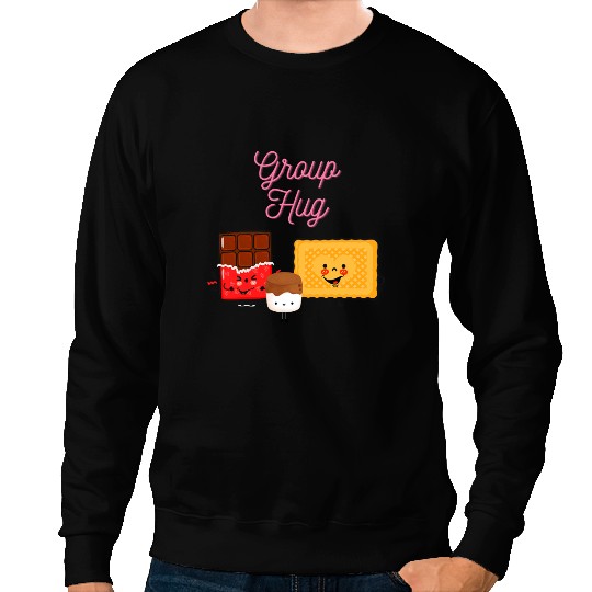 Camping Camp Funny Smores Marshmallow Roasting bonfire Camper Sweatshirts