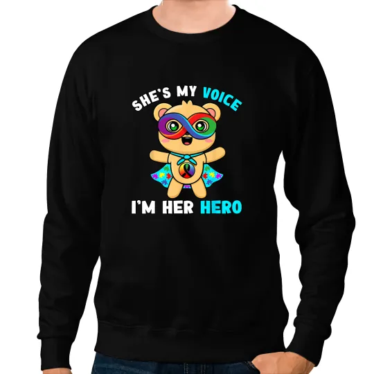 Autistic Matching Costume For Mom Daughter Hero For Girls Sweatshirts