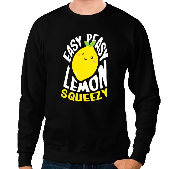 Easy Peasy Lemon Squeezy juice for a Lemonade Kids Sweatshirts