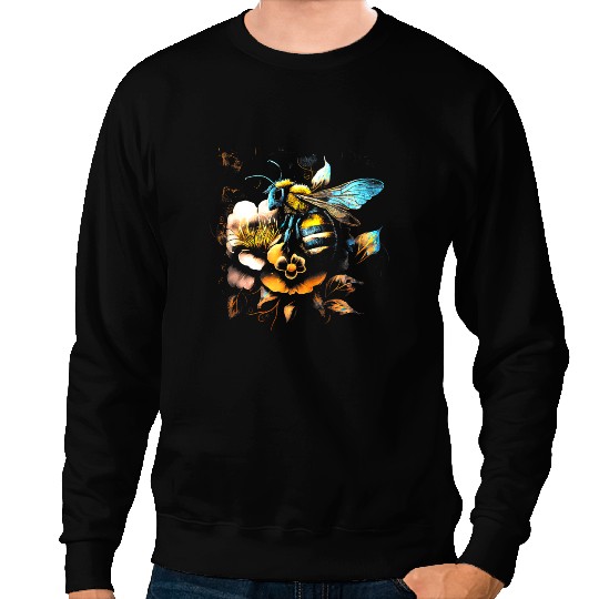 Bee Beekeeping Honeybee and bumble bee for American hive beekeepers 2 3 9 Beekeeper Sweatshirts