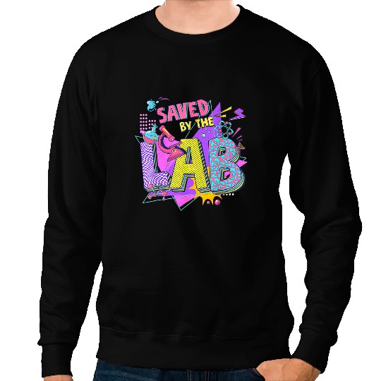 Lab Week Saved By The Lab Retro medicals Laboratory Tech 1 Sweatshirts