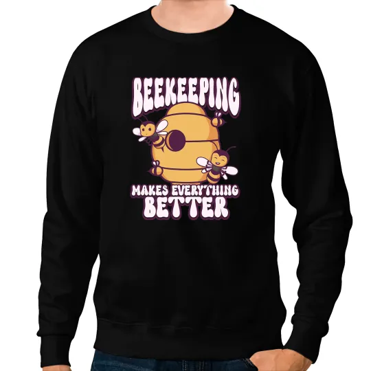 Bee Beekeeping Honey Bee Beekeeping Honeybee Beekeeping 439 Beekeeper Sweatshirts