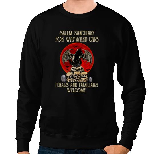 black cats Paws Salem Sanctuary Fot Wayward Cats Sweatshirts