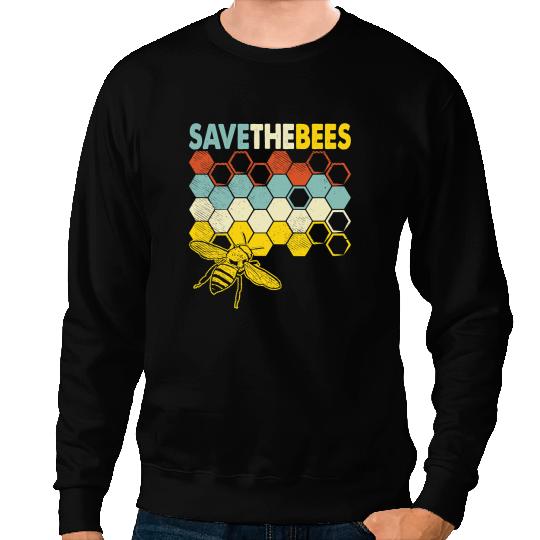 Bee Beekeeping Honey Bee Beekeeper Wildlife Protection I Save The Bees 363 Beekeeper Sweatshirts