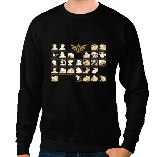 Legend of Zelda Ocarina Of Time Periodic Graphic Sweatshirts