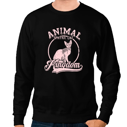 black cats Paws Kitty Animal Kingdom Sphynx Cat 193 paws Sweatshirts