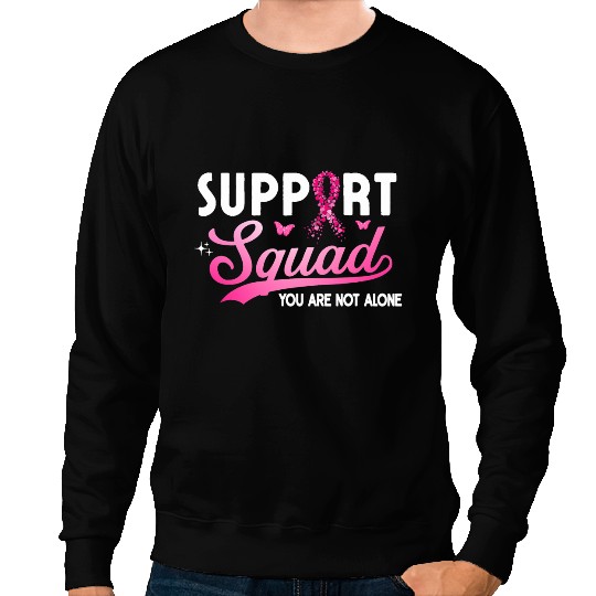 BC breast cancer awareness support squad Cancer Sweatshirts