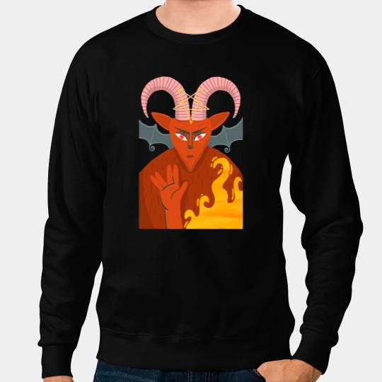Devil vintages Tarot Card Magic Occult Supernatural Sweatshirts