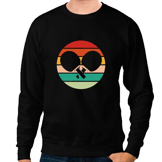 Table Tennis PP Ping Pong Retro Sunset Table Tennis Sweatshirts