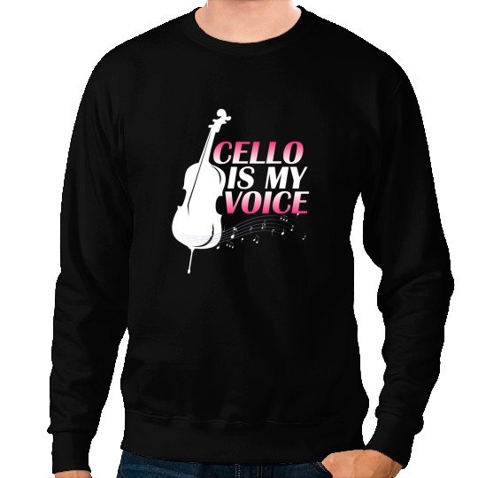 Cello Lover Voice Cellist Musical Instrument Orchestra Musician Sweatshirts